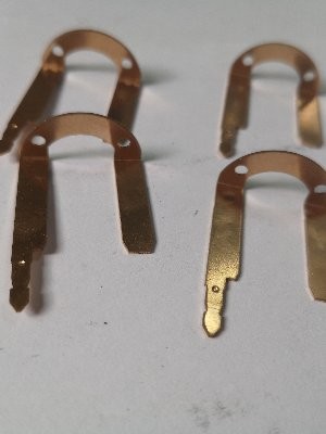 Pieza de conexión del transformador Torno CNC Pieza de trabajo Hardware Partes mecánicas de cobre 1