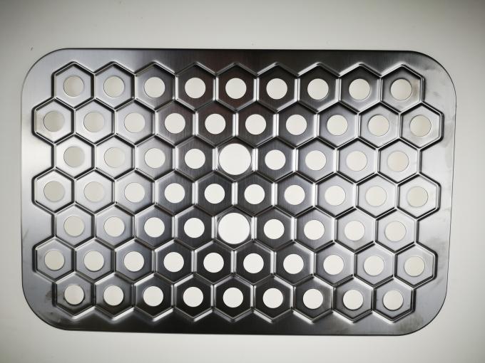 Placa galvanizada de perforación de ventilación de filtro de malla metálica de decoración placa de agujero redondo 0